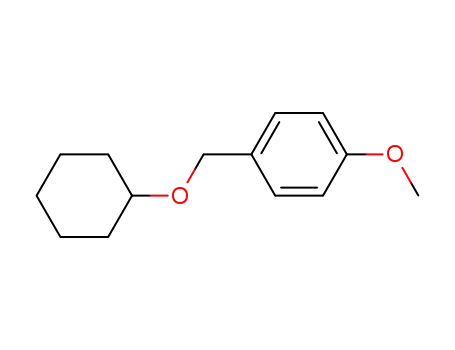 Molecular Structure of 156147-58-9 (Benzene, 1-[(cyclohexyloxy)methyl]-4-methoxy-)