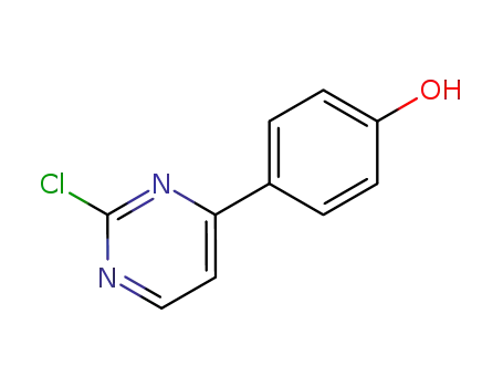 2-chloro-4-(p-hydroxyphenyl)pyrimidine