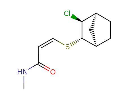 (Z)-3-((1R,2S,3S,4S)-3-Chloro-bicyclo[2.2.1]hept-2-ylsulfanyl)-N-methyl-acrylamide