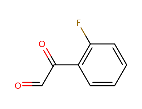 Molecular Structure of 137684-19-6 (Benzeneacetaldehyde, 2-fluoro-alpha-oxo- (9CI))