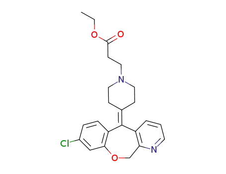 3-[4-(8-Chloro-11H-10-oxa-1-aza-dibenzo[a,d]cyclohepten-5-ylidene)-piperidin-1-yl]-propionic acid ethyl ester