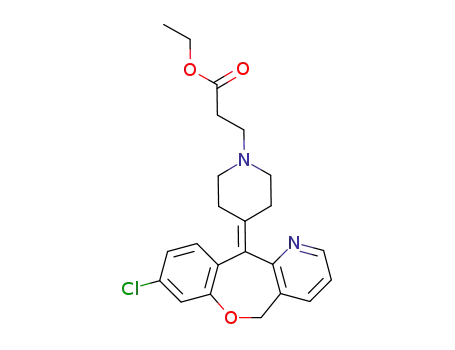 3-[4-(8-Chloro-11H-10-oxa-4-aza-dibenzo[a,d]cyclohepten-5-ylidene)-piperidin-1-yl]-propionic acid ethyl ester