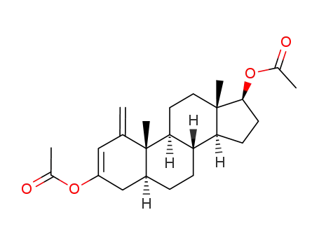 Acetic acid (5S,8R,9S,10S,13S,14S,17S)-17-acetoxy-10,13-dimethyl-1-methylene-4,5,6,7,8,9,10,11,12,13,14,15,16,17-tetradecahydro-1H-cyclopenta[a]phenanthren-3-yl ester