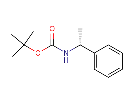 Molecular Structure of 184888-43-5 (Carbamic acid, [(1R)-1-phenylethyl]-, 1,1-dimethylethyl ester)