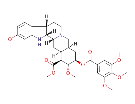 (1S,2R,3R,4aS,8aS,13aR,13bR,14aS)-2,11-Dimethoxy-3-(3,4,5-trimethoxy-benzoyloxy)-1,2,3,4,4a,5,7,8,8a,13,13a,13b,14,14a-tetradecahydro-indolo[2',3':3,4]pyrido[1,2-b]isoquinoline-1-carboxylic acid methyl ester