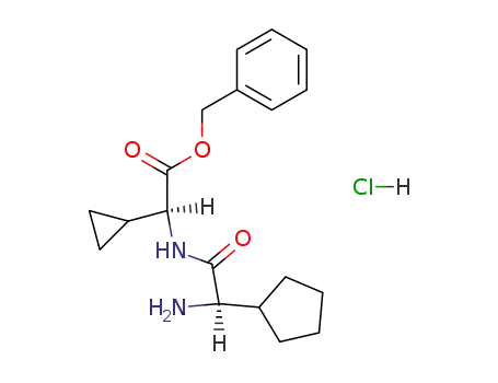 (S)-((R)-2-Amino-2-cyclopentyl-acetylamino)-cyclopropyl-acetic acid benzyl ester; hydrochloride
