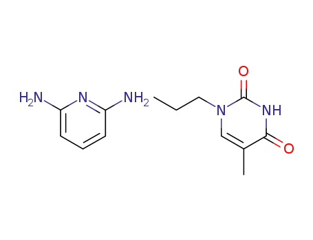 5-Methyl-1-propyl-1H-pyrimidine-2,4-dione; compound with pyridine-2,6-diamine