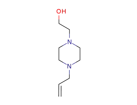 Molecular Structure of 27612-67-5 (1-ALLYL-4-(2-HYDROXYETHYL)-PIPERAZINE)