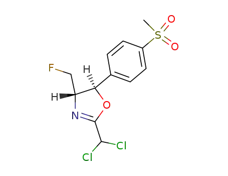 (4S,5R)-2-dichloromethyl-4-fluoromethyl-4,5-dihydro-5-(4-(methylsulfonyl)phenyl)oxazoline