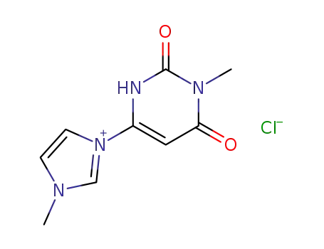 3-methyl-1-(3-methyl-2,4-dioxo-1,2,3,4-tetrahydropyrimidin-6-yl)imidazolium chloride