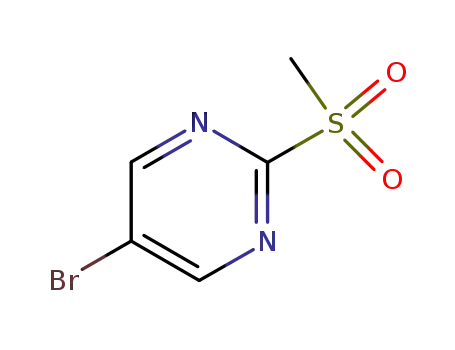 Molecular Structure of 38275-48-8 (5-BROMO-2-METHANESULFONYL-PYRIMIDINE)