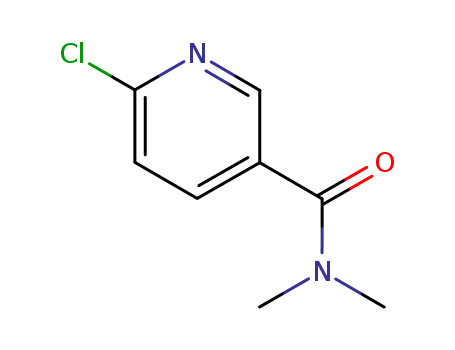 Molecular Structure of 54864-83-4 (6-Chloro-N,N-dimethyl-3-pyridinecarboxamide)
