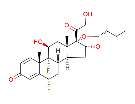 (1S,2S,4R,6R,8S,9S,11S,12R,13S,19S)-12,19-difluoro-11-hydroxy-8-(2-hydroxyacetyl)-9,13-dimethyl-6-propyl-5,7-dioxapentacyclo[10.8.0.02'9.04,8.013'18]icosa-14,17-dien-16-one
