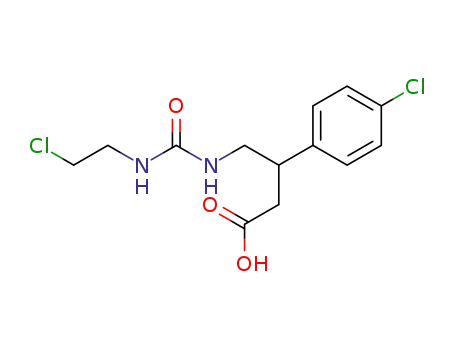 3-(4-chlorophenyl)-4-[3-(2-chloroethyl)ureido]butyric acid