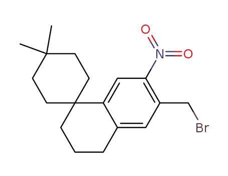 6'-(bromomethyl)-3',4'-dihydro-4,4-dimethyl-7'-nitrospiro(cyclohexane-1,1'(2H)-naphthalene)