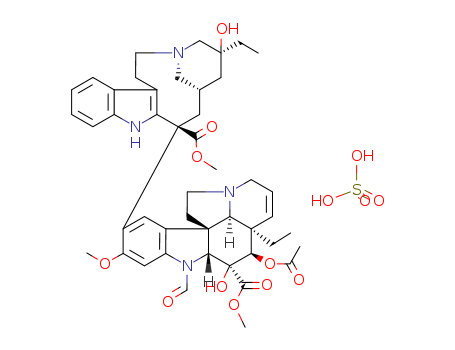 2068-78-2,Vincristine sulfate,(2'β)-22-Oxovincaleukoblastine sulfate (1:1);22-oxovincaleukoblastine sulfate;22-Oxovincaleukoblastine Sulfate (1:1) (salt);Alkaloid extracted from Vinca rosea Linn;Kyocristine;Vincrisul;