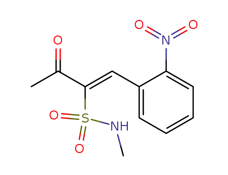 (Z)-1-(2-Nitro-phenyl)-3-oxo-but-1-ene-2-sulfonic acid methylamide