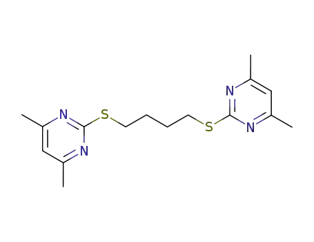 1,4-bis(4',6'-dimethylpyrimidinyl-2'-thio)butane