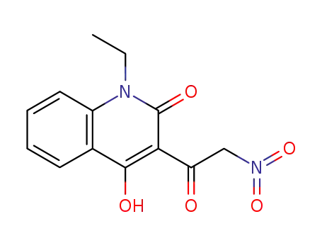 1‐ethyl‐4‐hydroxy‐3‐(nitroacetyl)quinolin‐2‐(1H)‐one