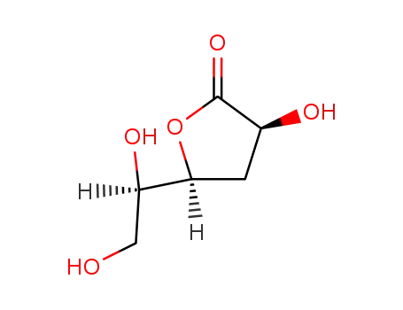 Molecular Structure of 50480-80-3 (3-Deoxy-D-arabino-hexonic acid 1,4-lactone)