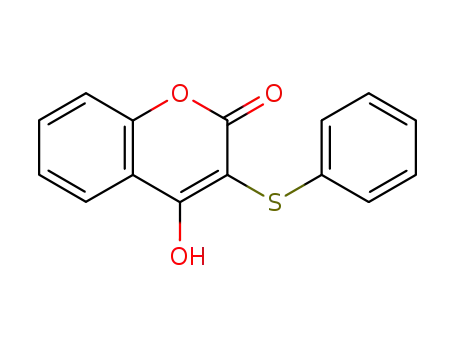 Molecular Structure of 18714-37-9 (2H-1-Benzopyran-2-one, 4-hydroxy-3-(phenylthio)-)