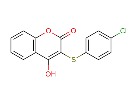 3-(4-chlorophenylsulfanyl)-4-hydroxy-2H-chromen-2-one