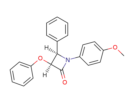 (3S,4R)-1-(4-Methoxy-phenyl)-3-phenoxy-4-phenyl-azetidin-2-one