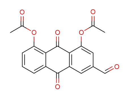 1,8-diacetoxy-3-carboxaldehyde-9,10-anthraquinone