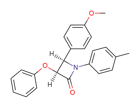 (3S,4R)-4-(4-Methoxy-phenyl)-3-phenoxy-1-p-tolyl-azetidin-2-one