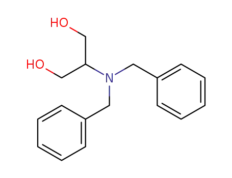 Molecular Structure of 246232-73-5 (2-(N,N-Dibenzyl)-amino-1,3-propanediol)