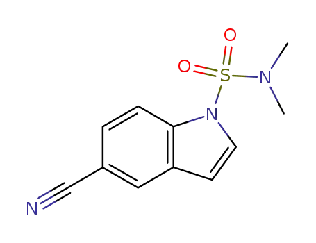 5-cyano-indole-1-sulfonic acid dimethylamide