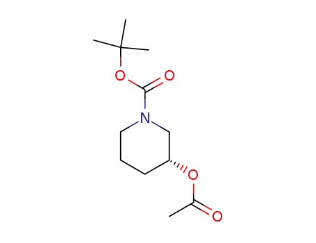 tert-butyl (3R)-3-acetoxypiperidine-1-carboxylate