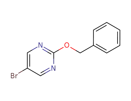 Molecular Structure of 742058-39-5 (2-BENZYLOXY-5-BROMO-PYRIMIDINE)