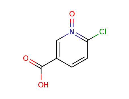 Molecular Structure of 90327-03-0 (6-chloronicotinic acid N-oxide)