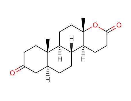 Molecular Structure of 7801-32-3 (1,2,4,5-Tetrahydrotestolactone)