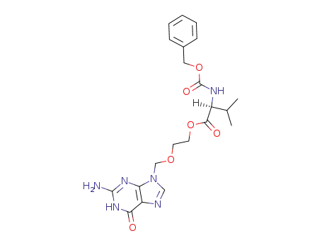 2-[(2-amino-1,6-dihydro-6-oxo-9H-purine-9-yl)methoxy]ethyl N-[(benzyloxy)carbonyl]-L-valinate