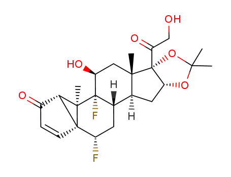 6α,9α-difluoro-11β,21-dihydroxy-16α,17α-(1,1-dimethylmethylenedioxy)-1,5-cyclopregna-3-en-2,20-dione