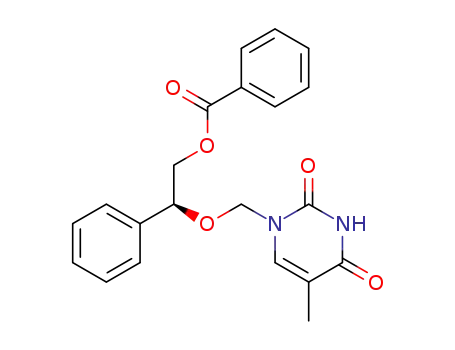 (S)-1-[(2-benzoyloxy-1-phenylethoxy)methyl]thymine