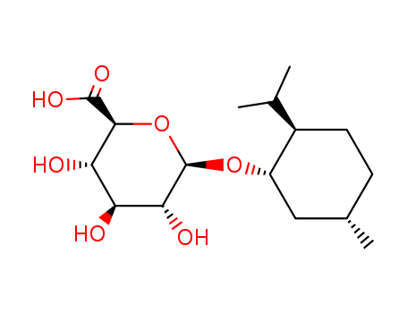 (2S,3S,4S,5R,6R)-3,4,5-trihydroxy-6-[(1S,2R,5S)-5-methyl-2-propan-2-ylcyclohexyl]oxyoxane-2-carboxylic acid