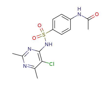 Acetamide, N-[4-[[(5-chloro-2,6-dimethyl-4-pyrimidinyl)amino]sulfonyl]phenyl]-