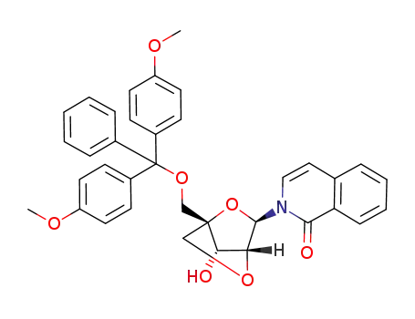 2-[5-O-(4,4'-dimethoxytrityl)-2-O,4-C-methylene-β-D-ribofuranosyl]-1-isoquinolone