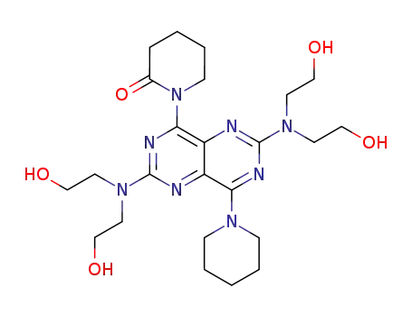 1-{2,6-bis-[bis-(2-hydroxy-ethyl)-amino]-8-piperidin-1-yl-pyrimido[5,4-d]pyrimidin-4-yl}-piperidin-2-one
