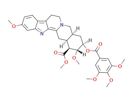 11,17-dimethoxy-18-(3,4,5-trimethoxy-benzoyloxy)-yohimb-2-ene-16-carboxylic acid methyl ester