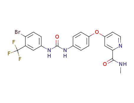 4-{4-[({[4-bromo-3-(trifluoromethyl)phenyl]amino}carbonyl)amino]phenoxy}-N-methyl-2-pyridine carboxamide