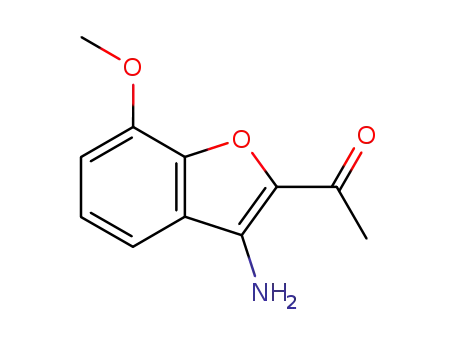 1-(3-amino-7-methoxy-benzofuran-2-yl)-ethanone