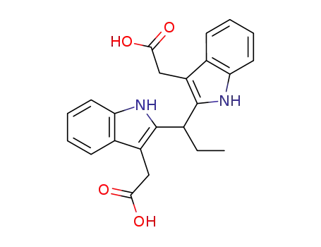 1,1-bis-(3-carboxymethyl-1H-indol-2-yl)-propane