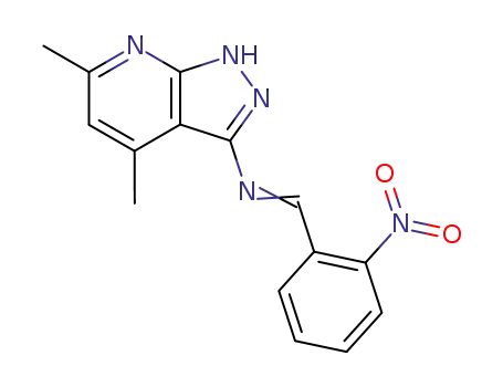 N-(2-nitrobenzylidene)-4,6-dimethyl-1H-pyrazolo[3,4-b]pyridin-3-amine