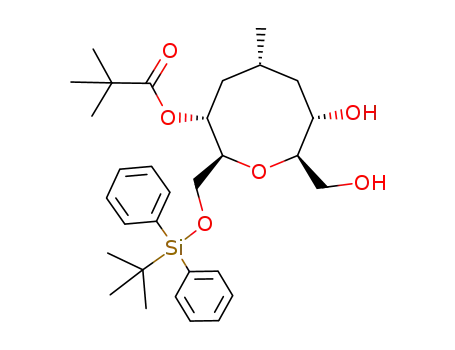 (2'R,3'S,5'R,7'S,8'R)-2'-(tret-butyldimethylsilyloxymethyl)-7'-hydroxy-8'-hydroxymethyl-5'-methyl-oxocan-3'-yl 2,2-dimethylpropionate