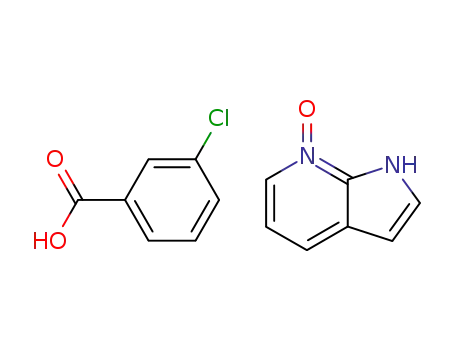 1H-pyrrolo[2,3-b]pyridine 1-oxide meta-chlorobenzoic acid salt