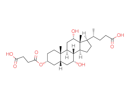 3α-(succinoyloxy)-7α,12α-dihydroxy-5β-cholan-24-oic acid